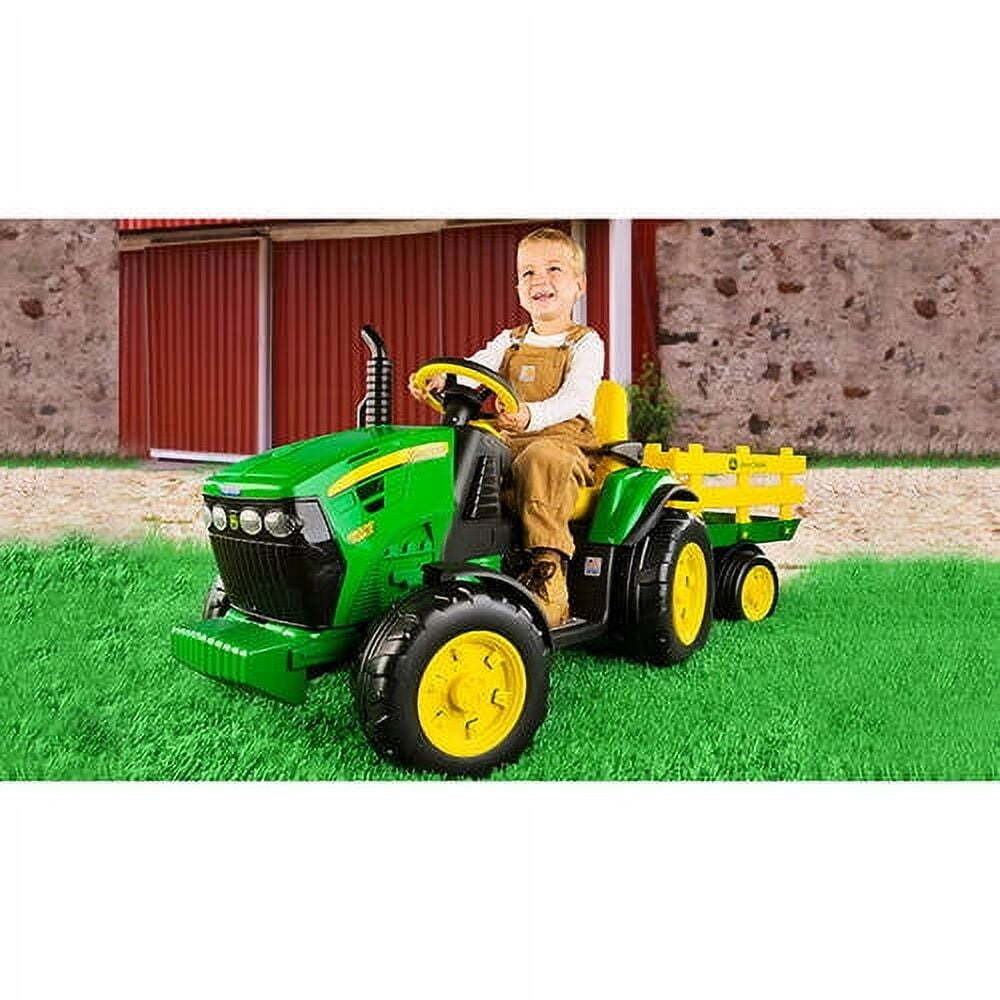 12-Volt Ride-On Tractor for Kids Ages 3-7 with Adjustable Seat and 85 lbs Weight Capacity - Image 3