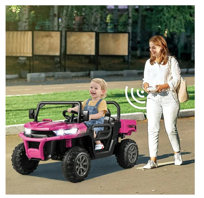 24V Electric Kids Ride-On Dump Truck with Remote Control and 2-Seater Capacity - Image 6