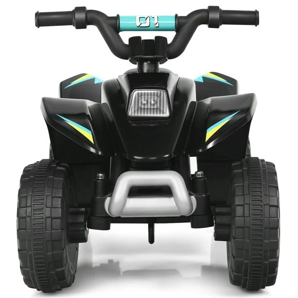 6V Black Electric Quad ATV Ride-On for Kids - Image 5