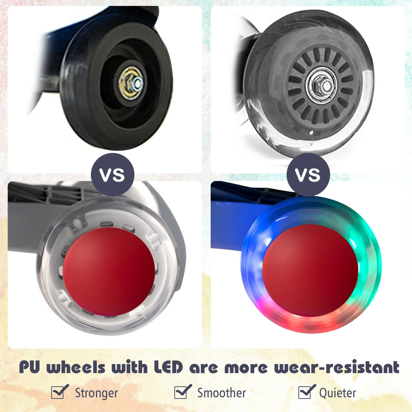 Gymax Kids' Red Wiggle Car with Flashing Wheels - Fun Ride-on Toy for Toddlers and Kids - Image 8