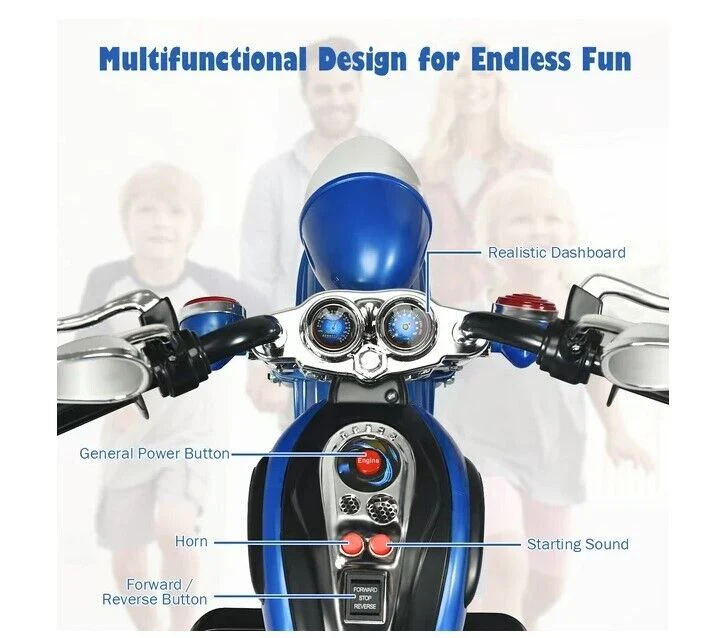 Harley Davidson Electric Child Motorcycle: Battery-Powered Ride-On Toy - Image 5