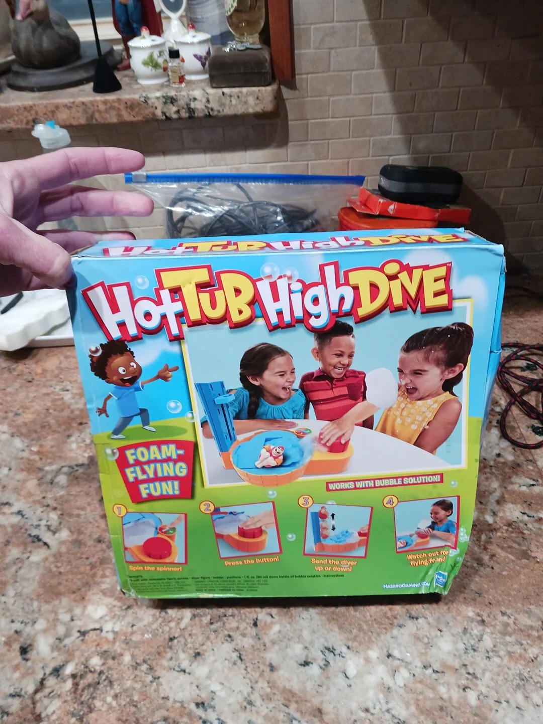 Hot Tub High Dive Kids' Game for Children with Interactive Play Features - Image 2