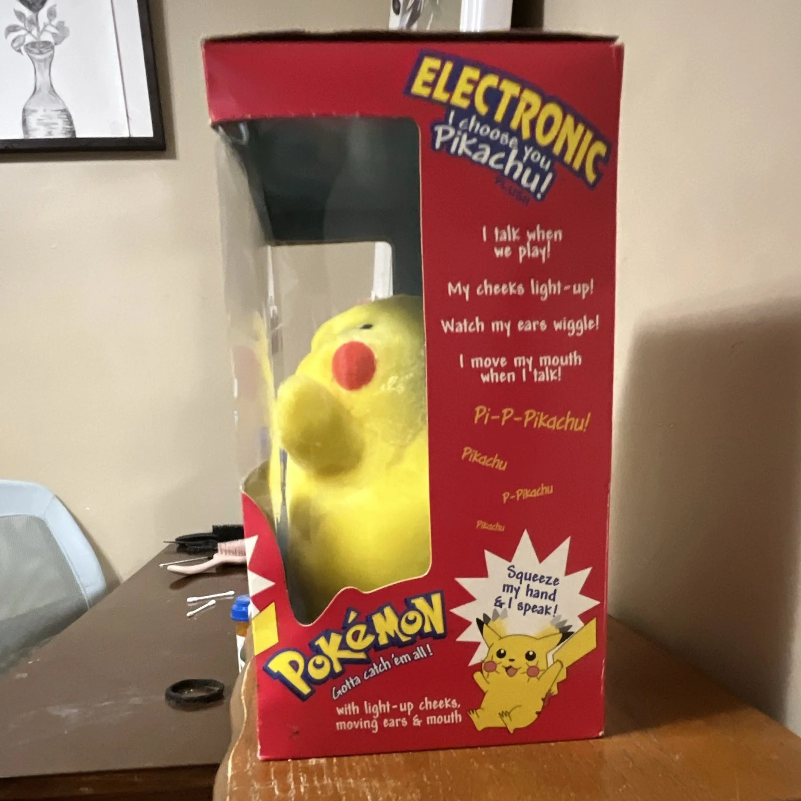 Hasbro Pokemon Pikachu Interactive Light-Up Plush Toy - Image 2