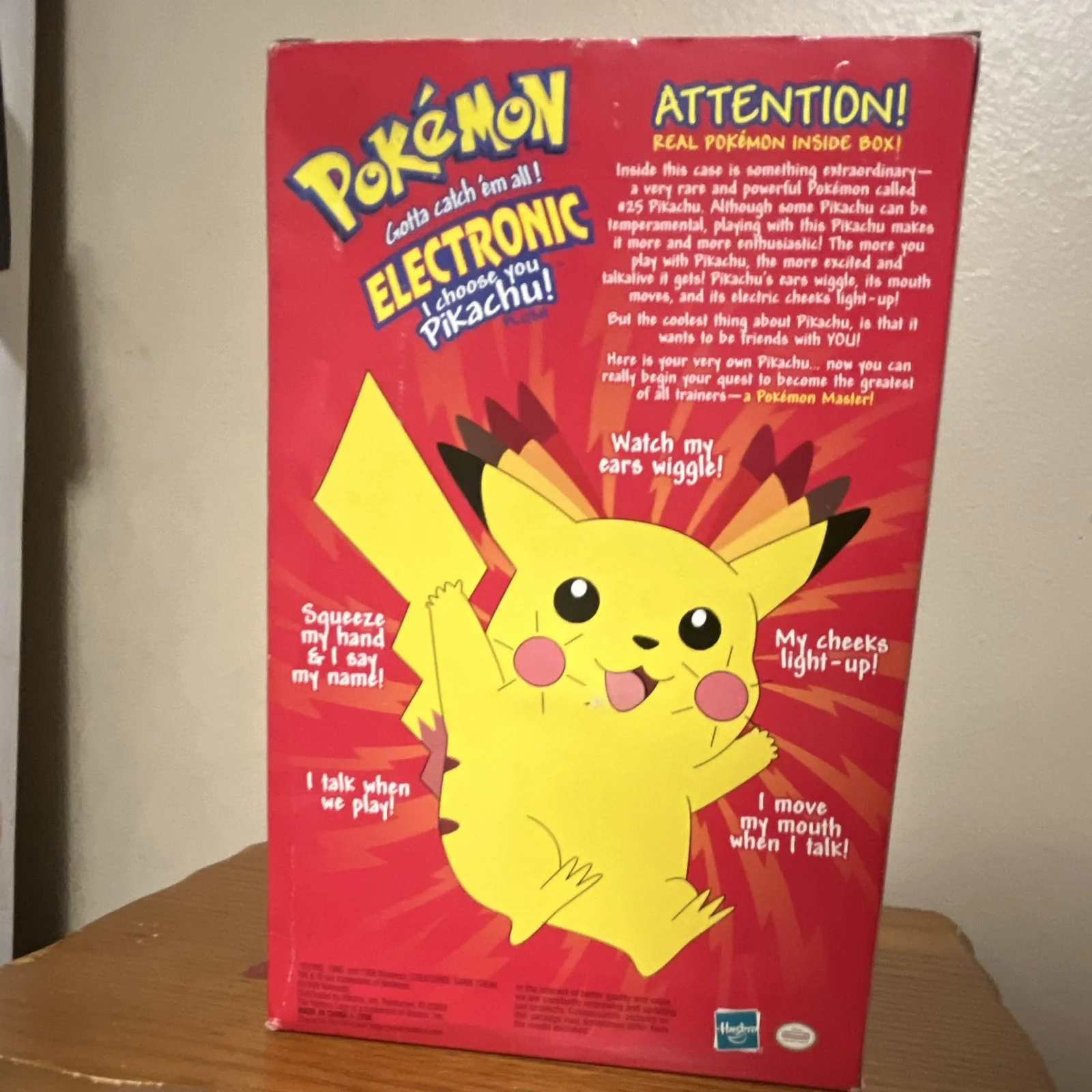Hasbro Pokemon Pikachu Interactive Light-Up Plush Toy - Image 3