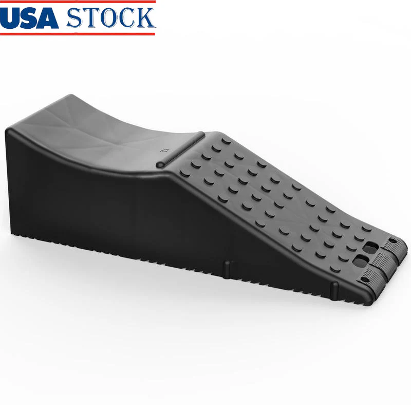 Heavy Duty Portable Tandem Wheel Change Ramp with Anti-Slip Design 20000 lbs Capacity