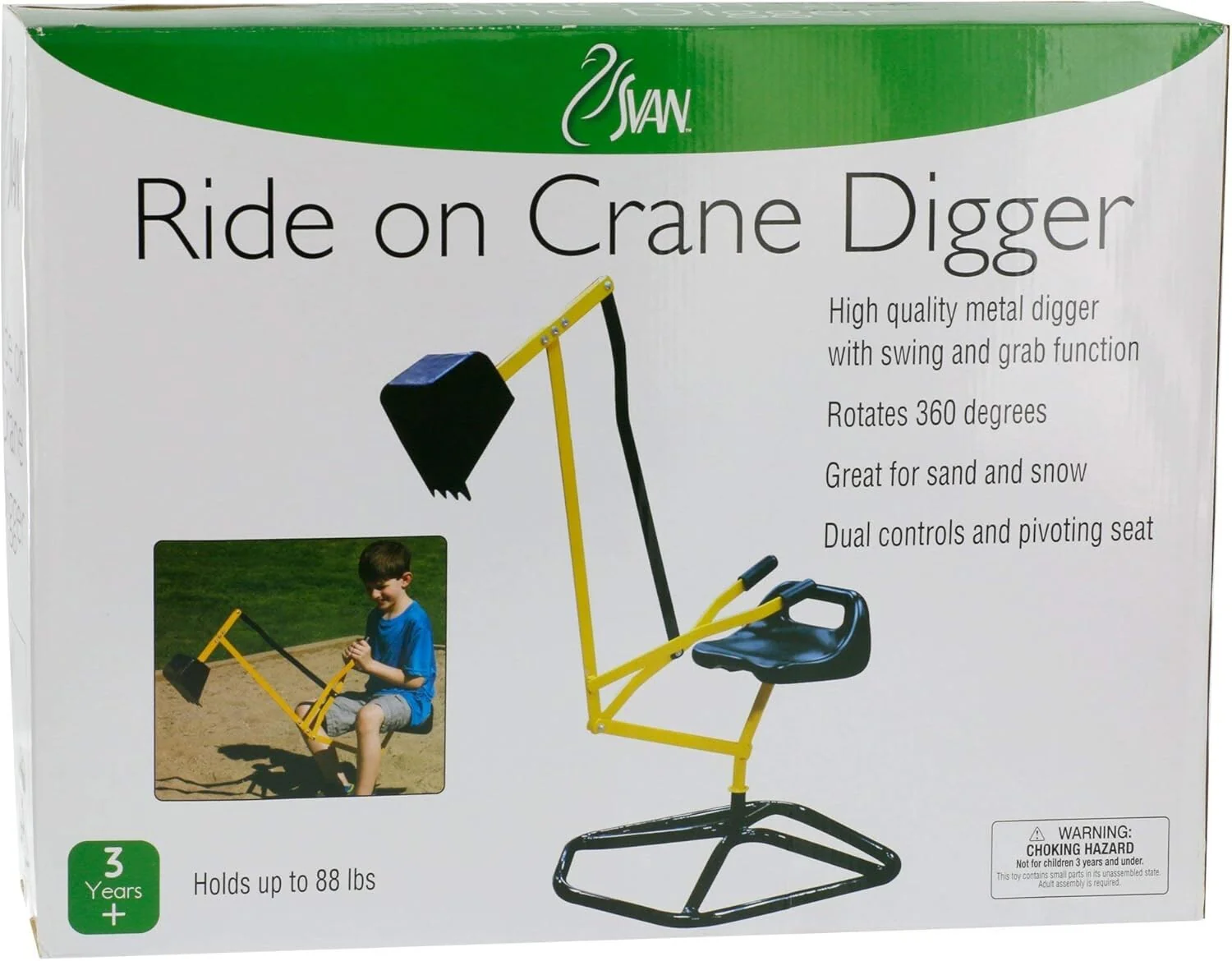 Sturdy Kids Excavator Toy with Swing Arm and Grabber Function – Ideal Birthday Gift - Image 5