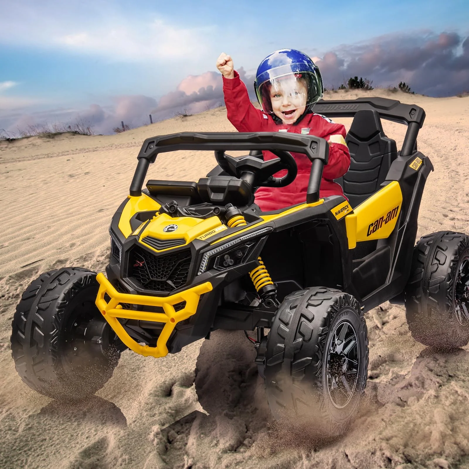 12V 7AH Electric Off-Road UTV Ride-On Car for Kids with Remote Control - Image 13