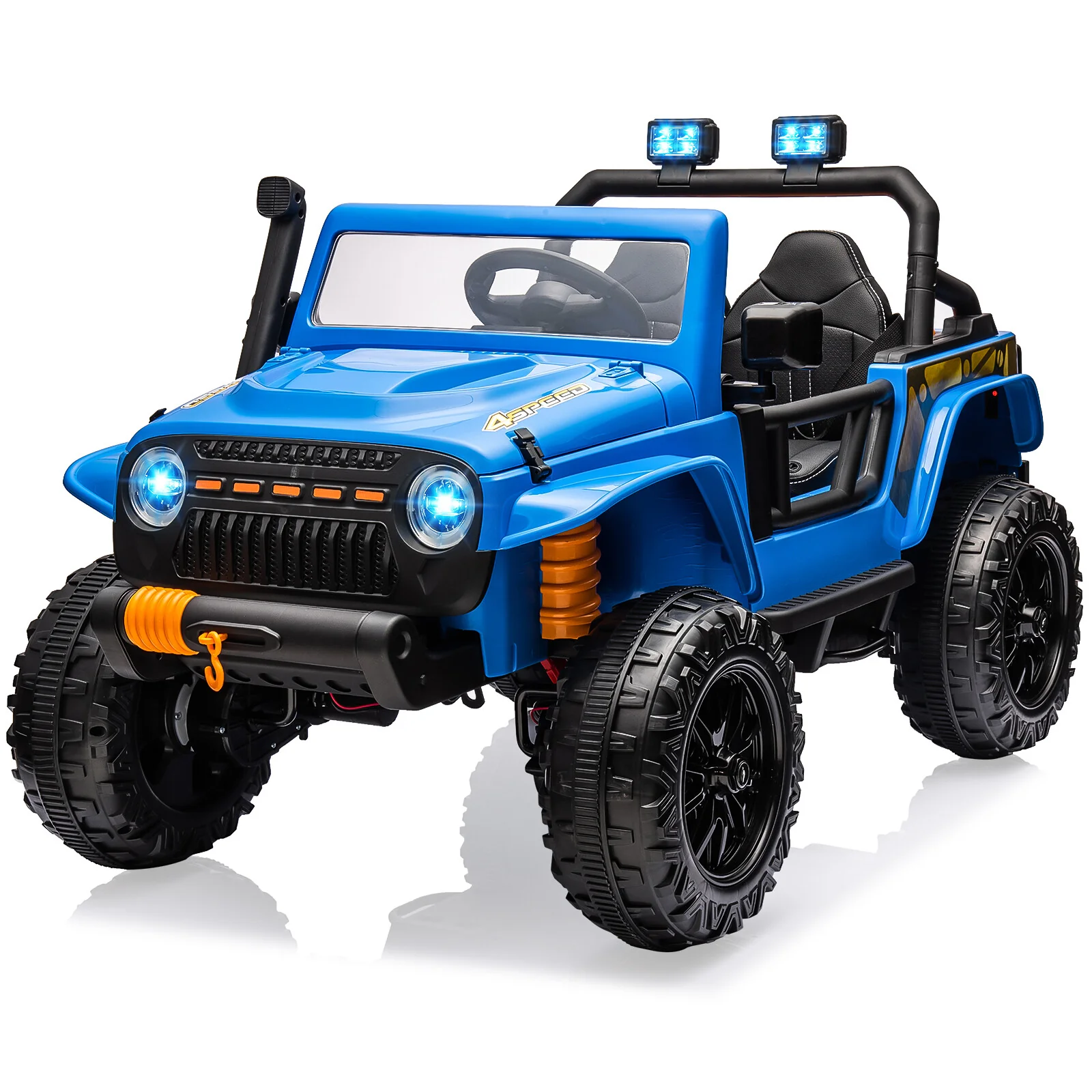 24V Electric Kids Ride-On Truck Car with Remote Control 2-Seater - Image 12