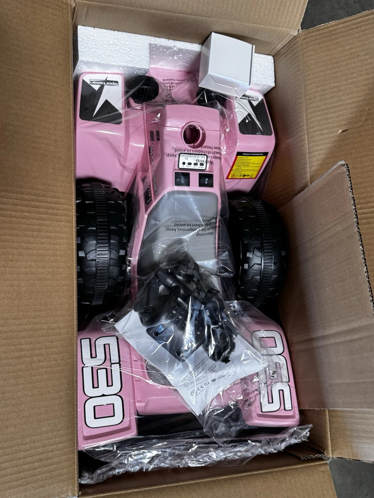 6V Electric Kids Ride-On 4-Wheel Quad ATV - Image 2