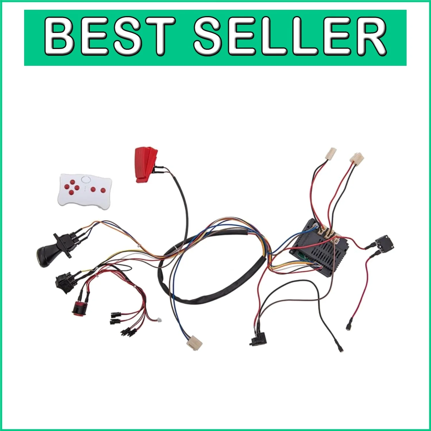 12V High-Power Kids Electric Car DIY Parts with Bluetooth Control and Safety Gear - Image 8
