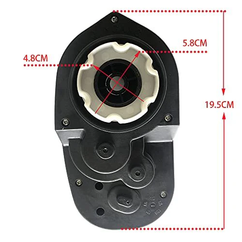 High Power 24 Volt 30000 RPM Motor with Gearbox for Ride-On Car Wheels - Image 5