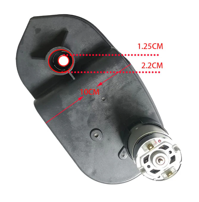 High Power 24 Volt 30000 RPM Motor with Gearbox for Ride-On Car Wheels - Image 6