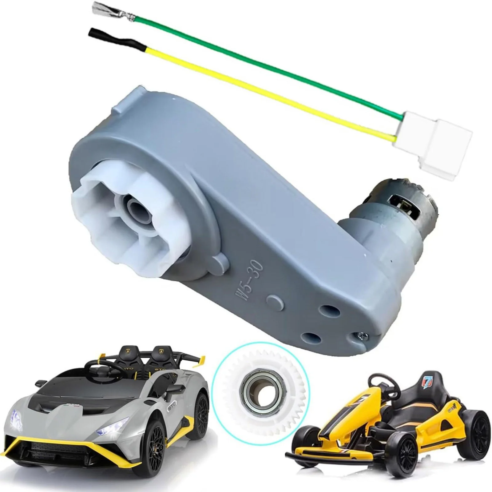 Premium RS775 High-Speed Motor Gearbox 18V-24V for Electric Power Wheels - Image 9