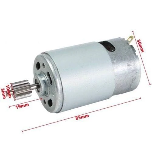 2-Pack High-Speed RS550 24V Electric Motors for Kids Ride-On Car Replacement - Image 5