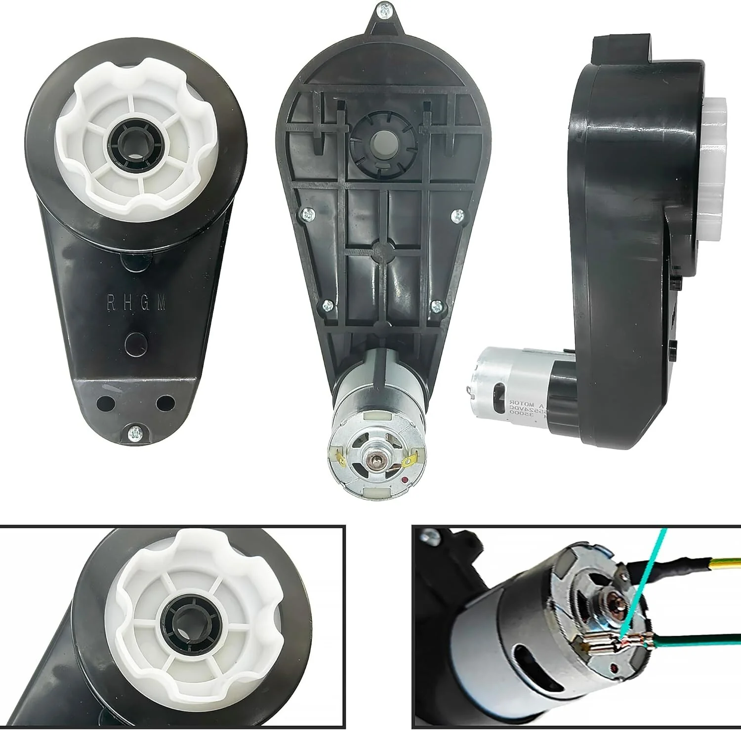 High-Speed 24V RS555 Motor Kit for Power Wheels Enhanced Performance Upgrade - Image 9