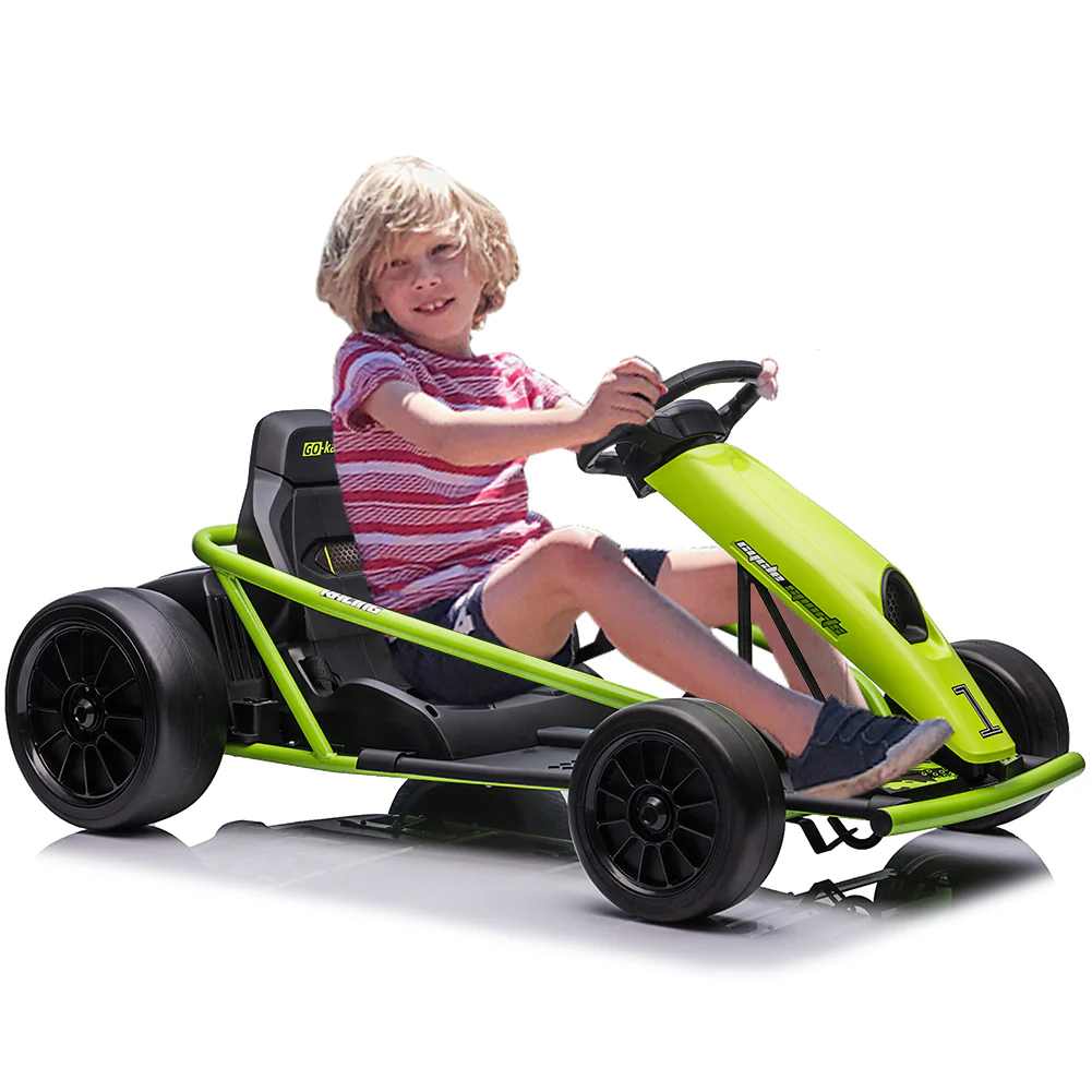 High Speed Drifting Go Kart for Kids with Slow Start Function - 8MPH, 300WX2 - Image 10