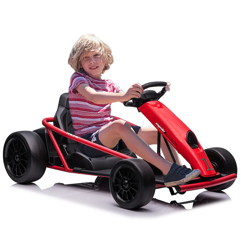 High Speed Drifting Go Kart for Kids with Slow Start Function - 8MPH, 300WX2 - Image 11
