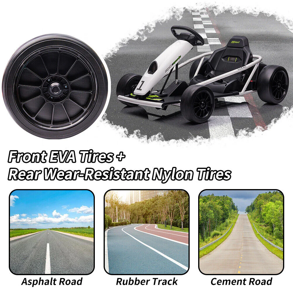 High Speed Drifting Go Kart for Kids with Slow Start Function - 8MPH, 300WX2 - Image 5