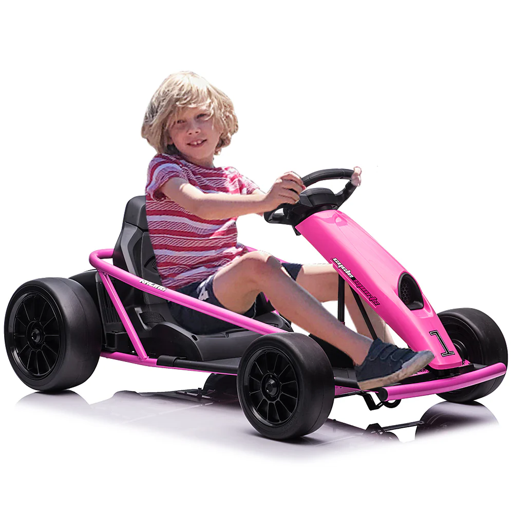 High Speed Drifting Go Kart for Kids with Slow Start Function - 8MPH, 300WX2 - Image 9