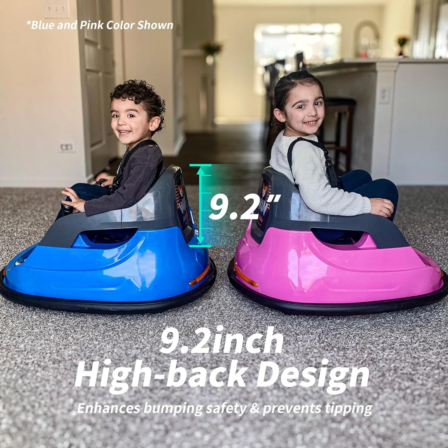 12V Electric Baby Bumper Car for Toddlers with Remote Control, Ages 1.5-5 Years - Image 4