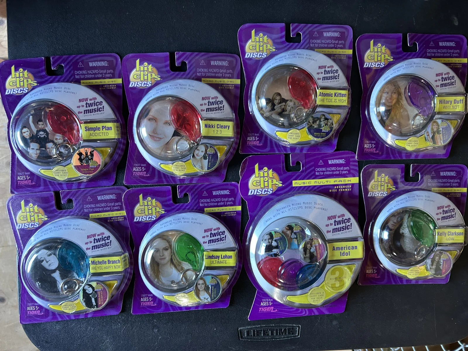 Y2K Collectible HitClips Media Set featuring Hillary Duff & Lohan