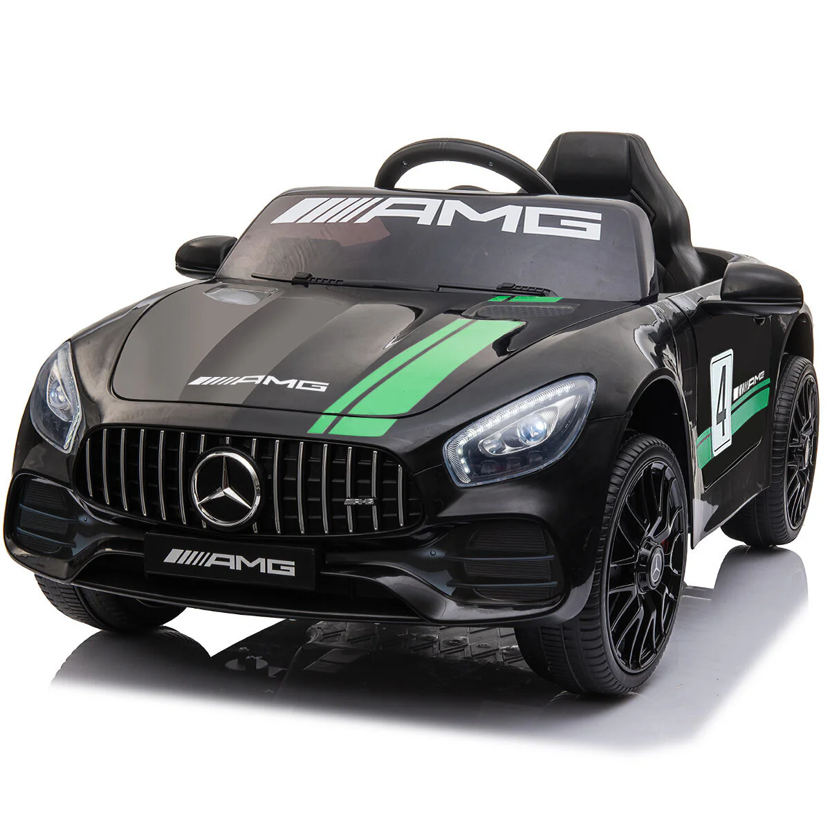 12V Electric Ride-On RC Truck for Kids with 2.4G Remote Control and LED Lights - Image 4