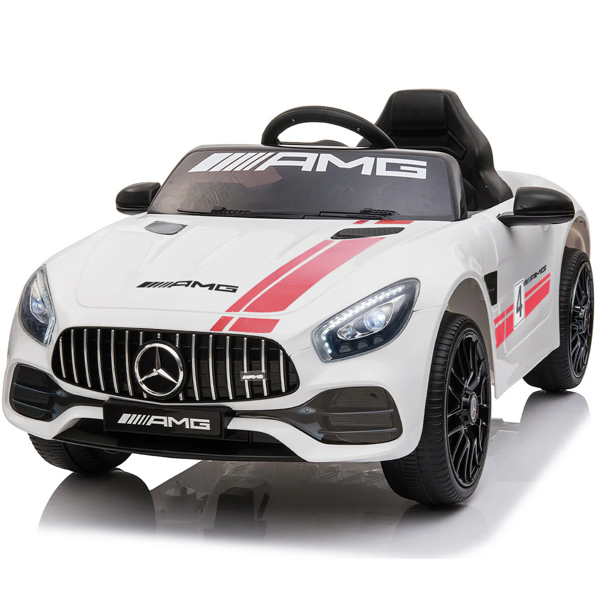 12V Electric Ride-On RC Truck for Kids with 2.4G Remote Control and LED Lights - Image 5
