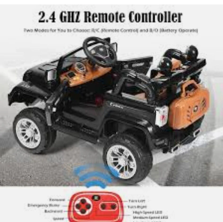 Honey Joy 12V MP3 Kids Ride On Truck Car with RC Remote Control - Model Ty327690 - Image 2