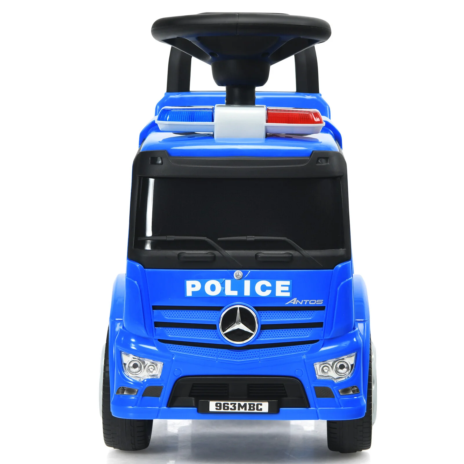 Kids Licensed Mercedes Benz Police Push and Ride Racer Car Toy