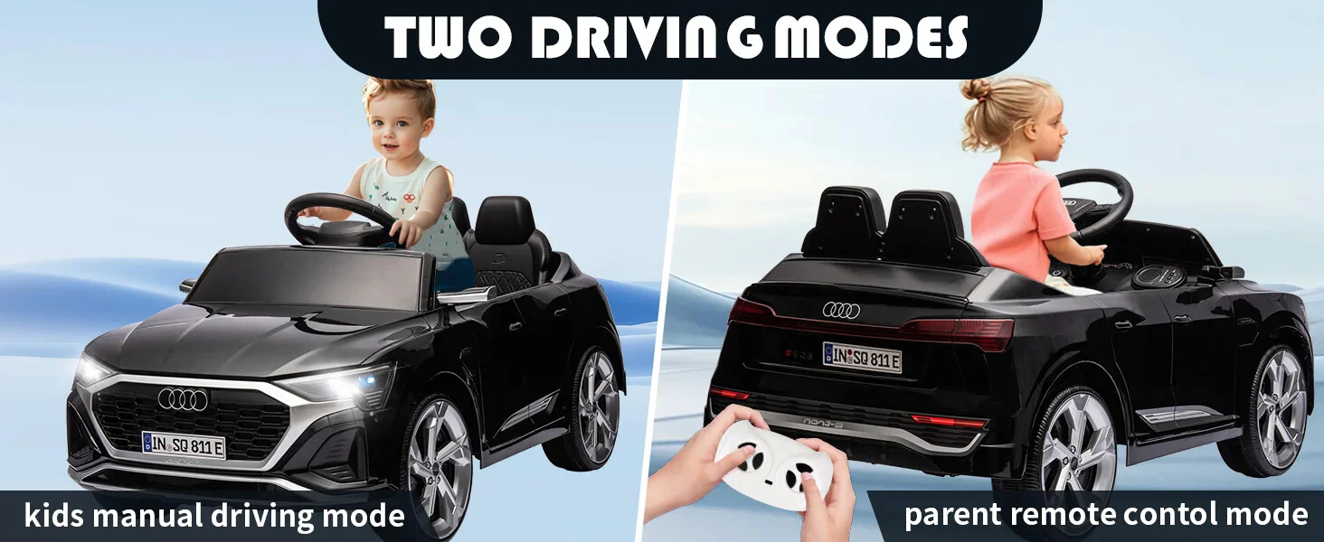 12V Licensed SQ8 Electric Ride-On Car for Kids with Remote Control - Image 13