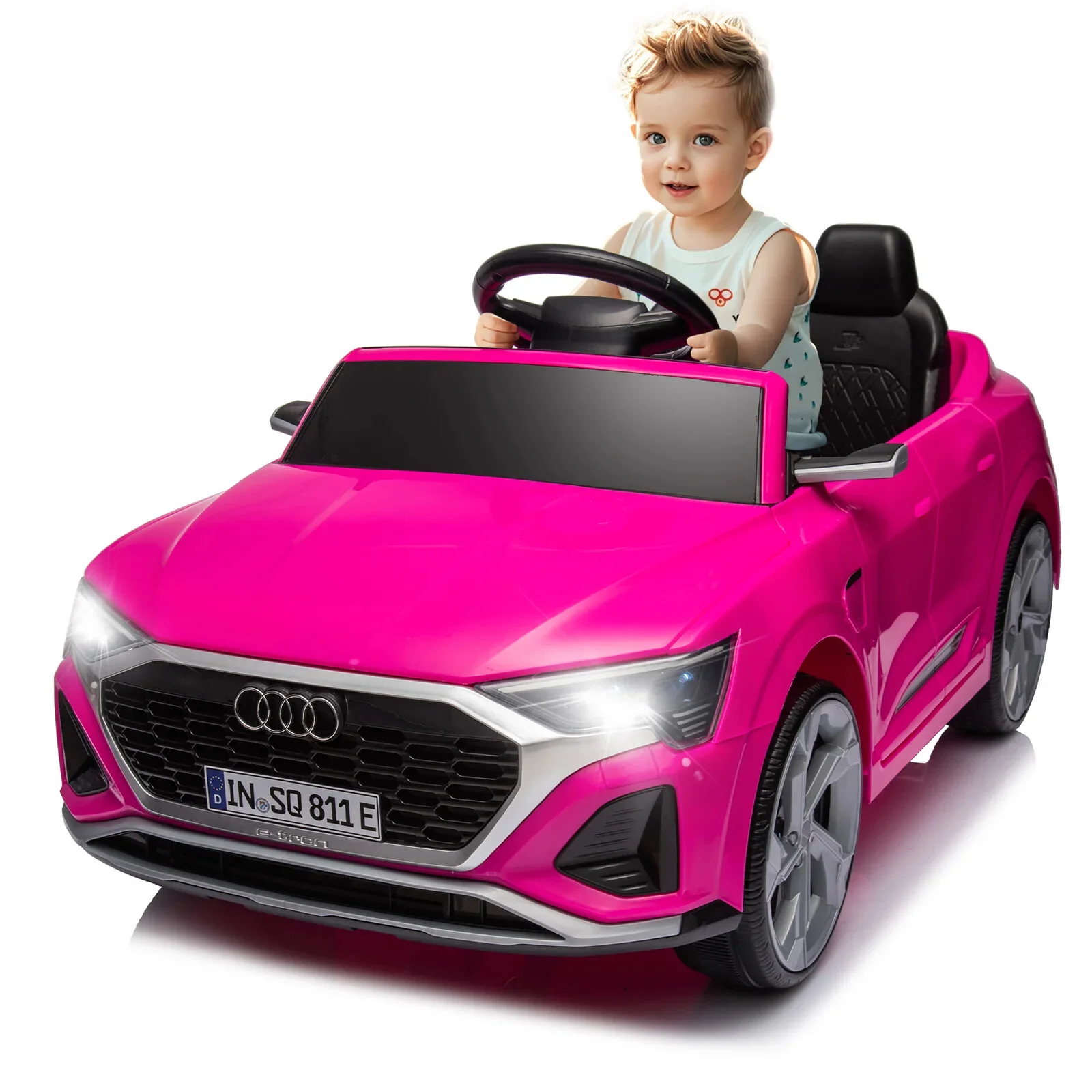 12V Licensed SQ8 Electric Ride-On Car for Kids with Remote Control - Image 10