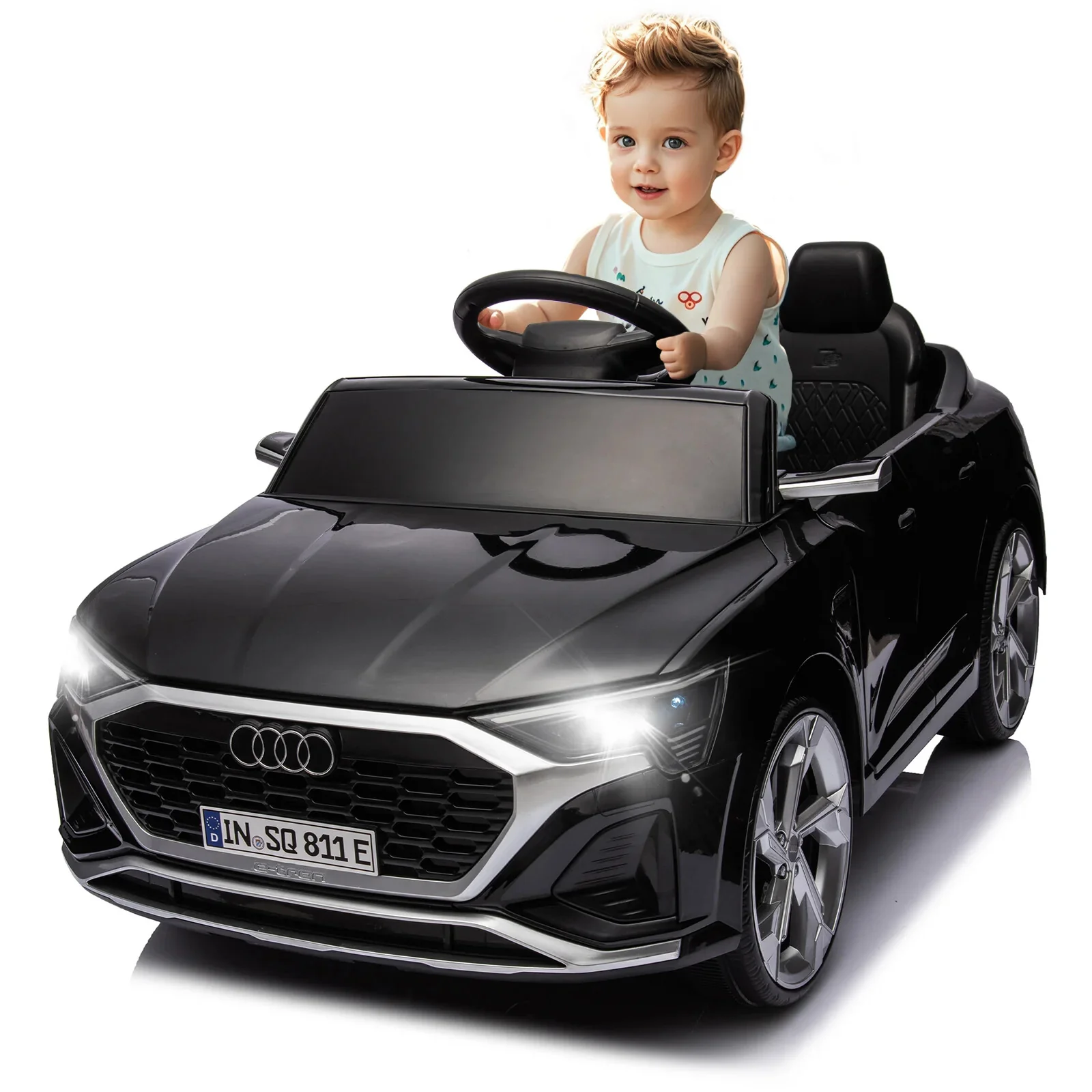 12V Licensed SQ8 Electric Ride-On Car for Kids with Remote Control - Image 2