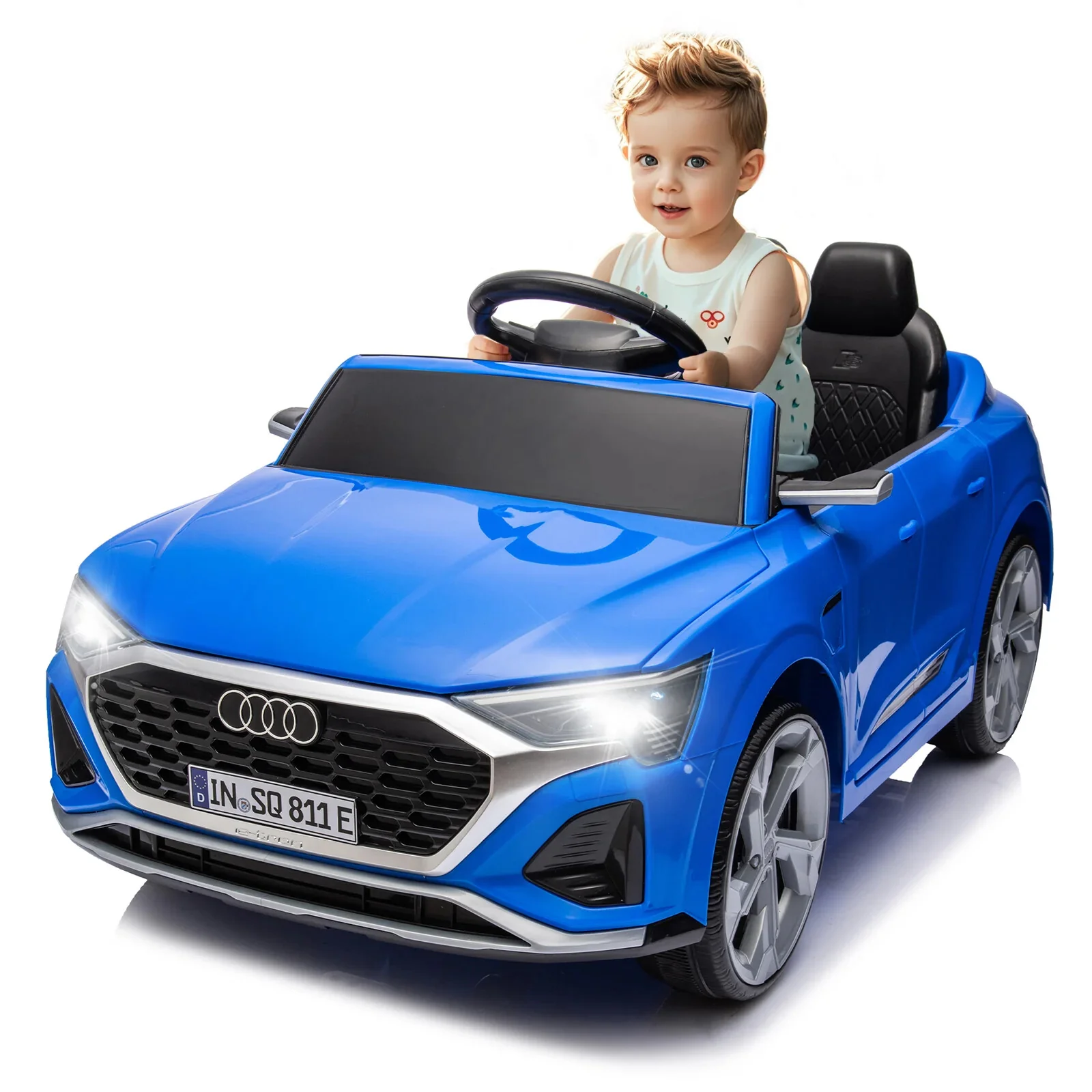 12V Licensed SQ8 Electric Ride-On Car for Kids with Remote Control - Image 9