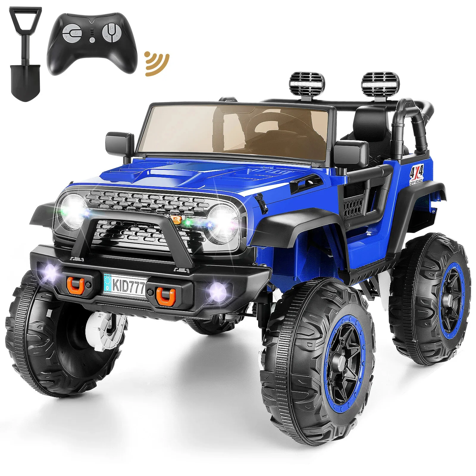2-Seater Electric Kids Ride-On Truck with Switchable 7AH Battery Powered Car Toy - Image 11