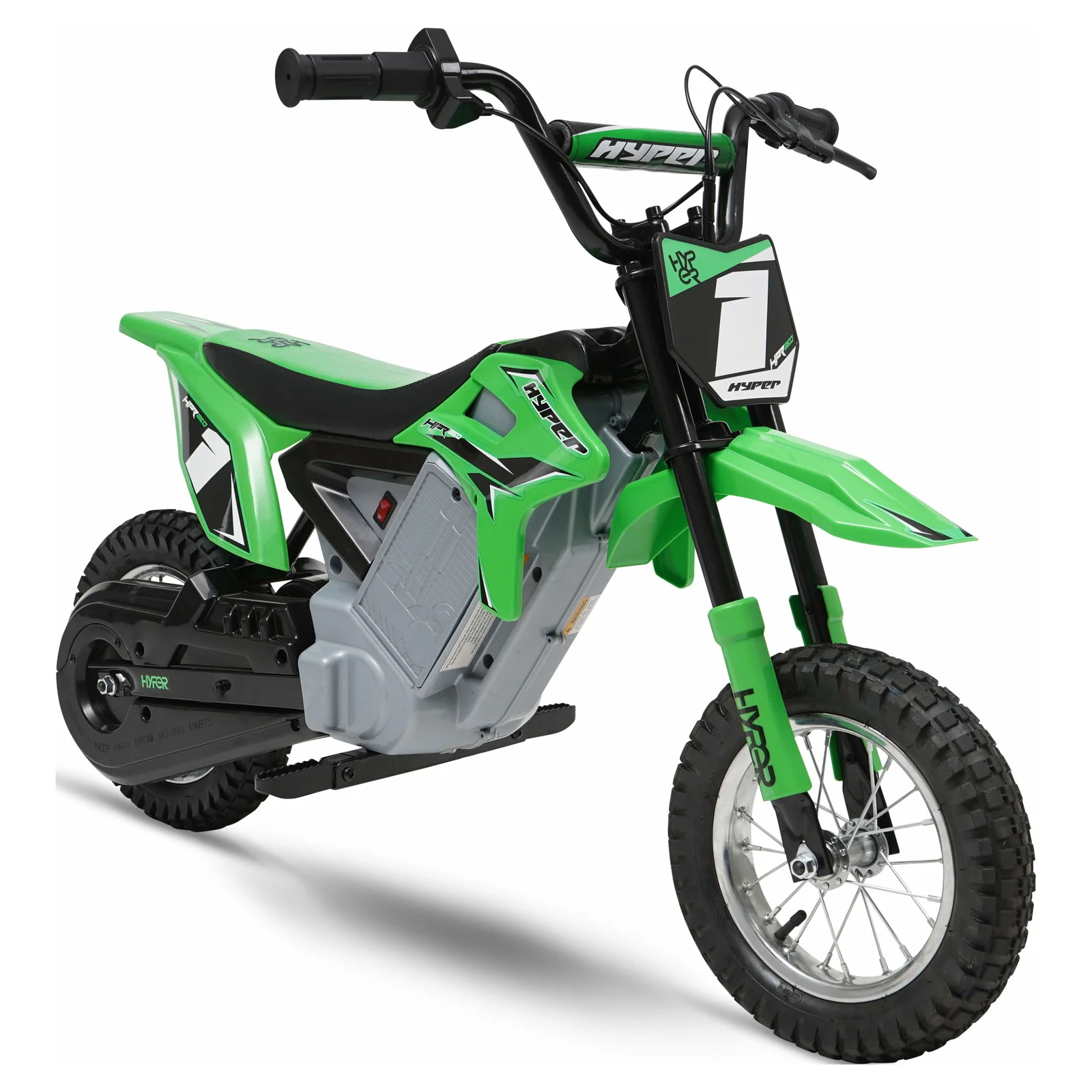 350W 24V Electric Green Dirt Bike Motorcycle - Image 3