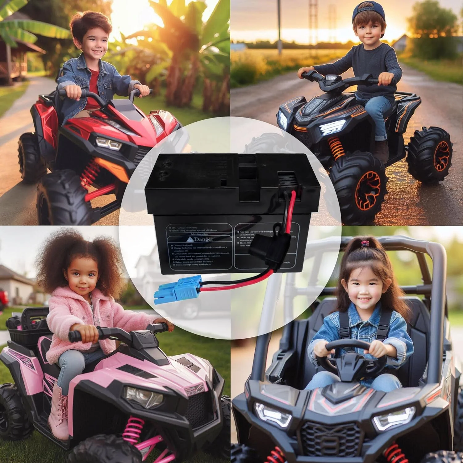 Wire Harness Connector for Peg Perego 12V SLA Battery Children Ride-On Car - Image 6