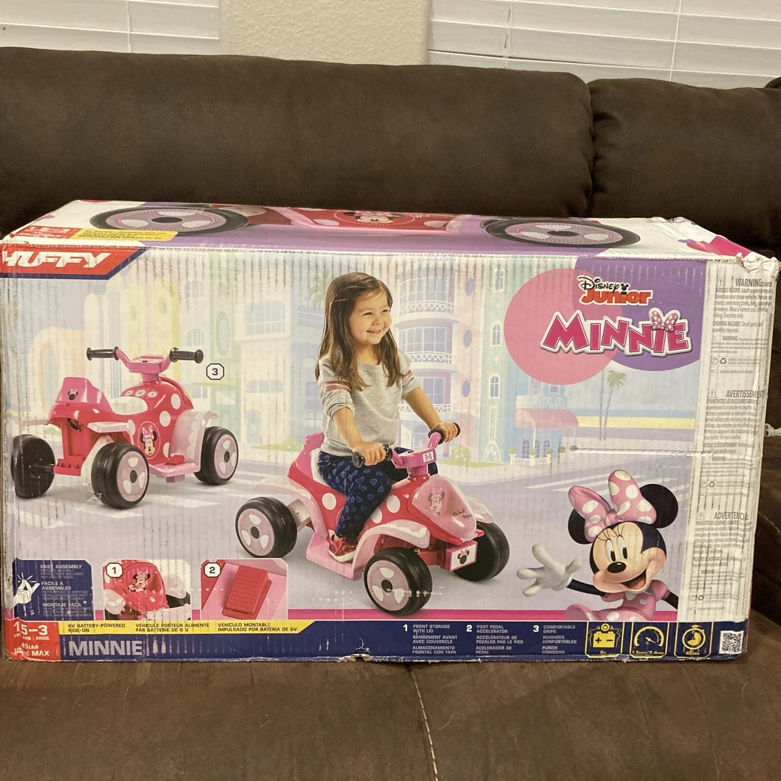 6V Minnie Quad Ride-On Car for Kids - Image 4