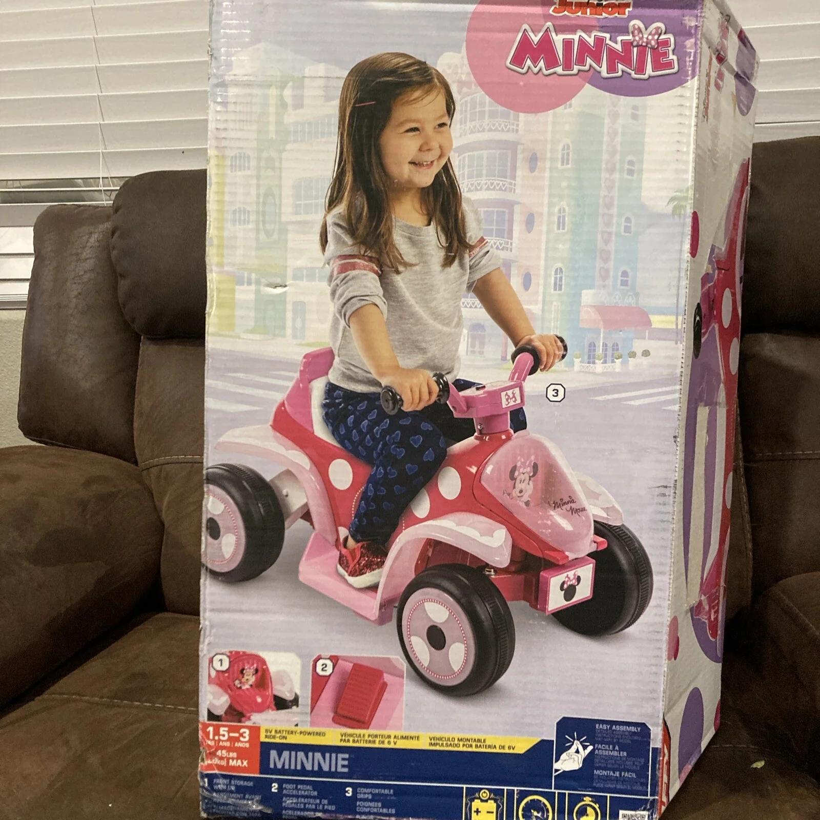 6V Minnie Quad Ride-On Car for Kids - Image 5