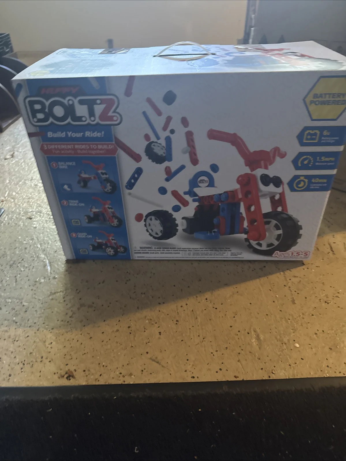 Huffy Boltz 6V Electric Ride-On for Children - Create 3 Unique Designs