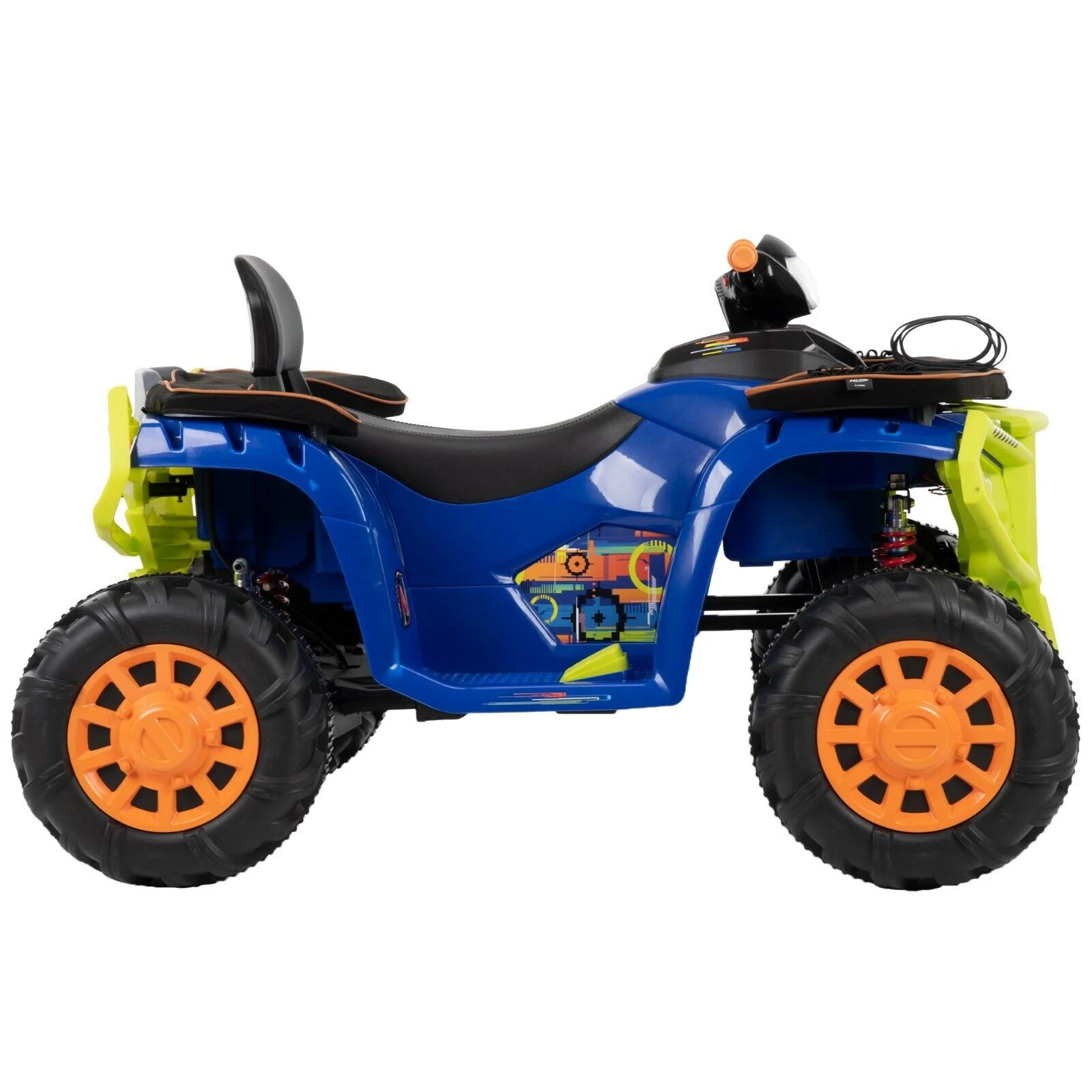 Huffy Kids 12-Volt ATV Battery Ride On Toy with Straps for Nerf Toys - Perfect for Outdoor Adventures! - Image 3