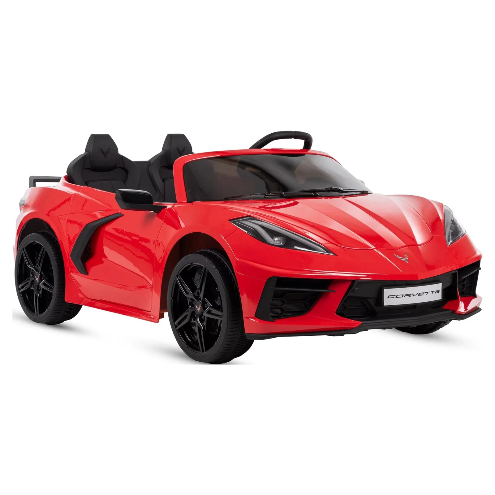 Licensed Corvette C8 Stingray ZR1 12V Ride-On Toy Car with Engine Sounds - Image 13