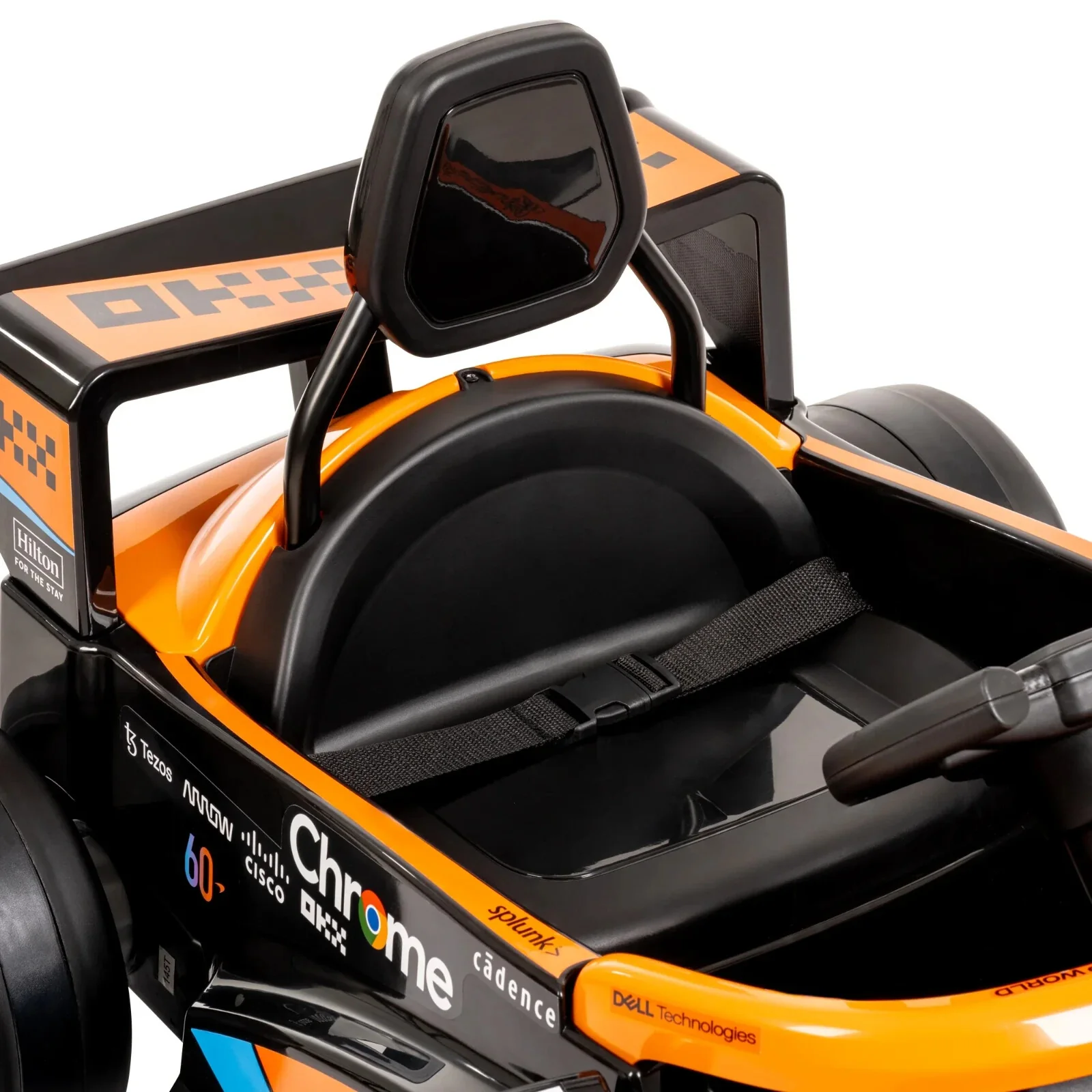 12V Battery-Powered McLaren F1 Race Car Ride-On Toy with Remote Control for Kids - Image 15