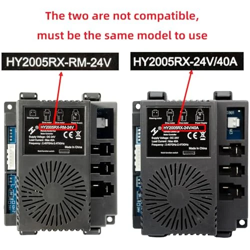 HY2005RX-24V/40A Remote Control Mainboard for Ride-On Toys - Image 2