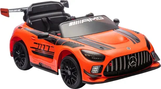 Mercedes AMG GT3 12V Ride-On Car with 3.5 MPH Max Speed and Front & Rear Lights - Image 15