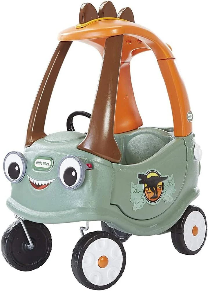 Imaginative T-Rex Large Kids' Ride-On Coupe with Removable Floor Board - Image 3