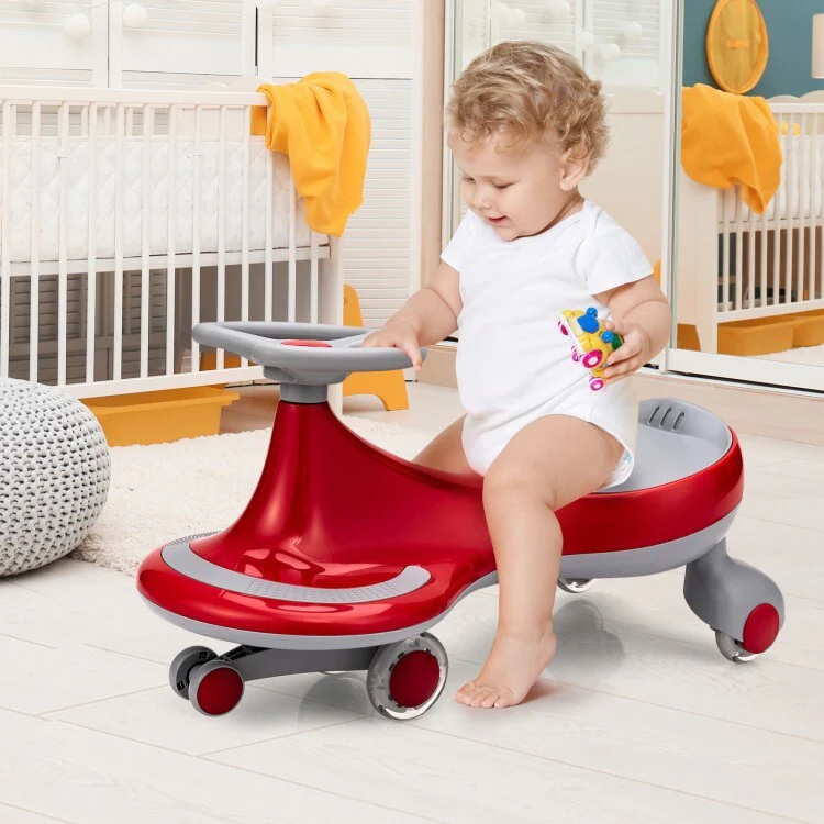 Children's Indoor Outdoor Wiggle Ride-On Car Toy with Flashing Wheels - Image 5