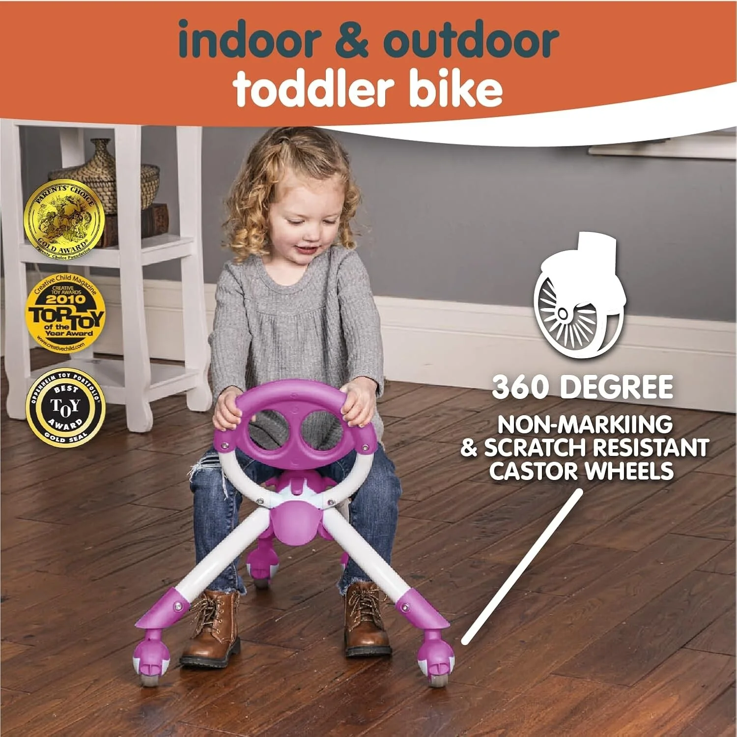 Innovative Pewi Elite Ride-On Bike Toy Enhancing Motor Skills - Image 6