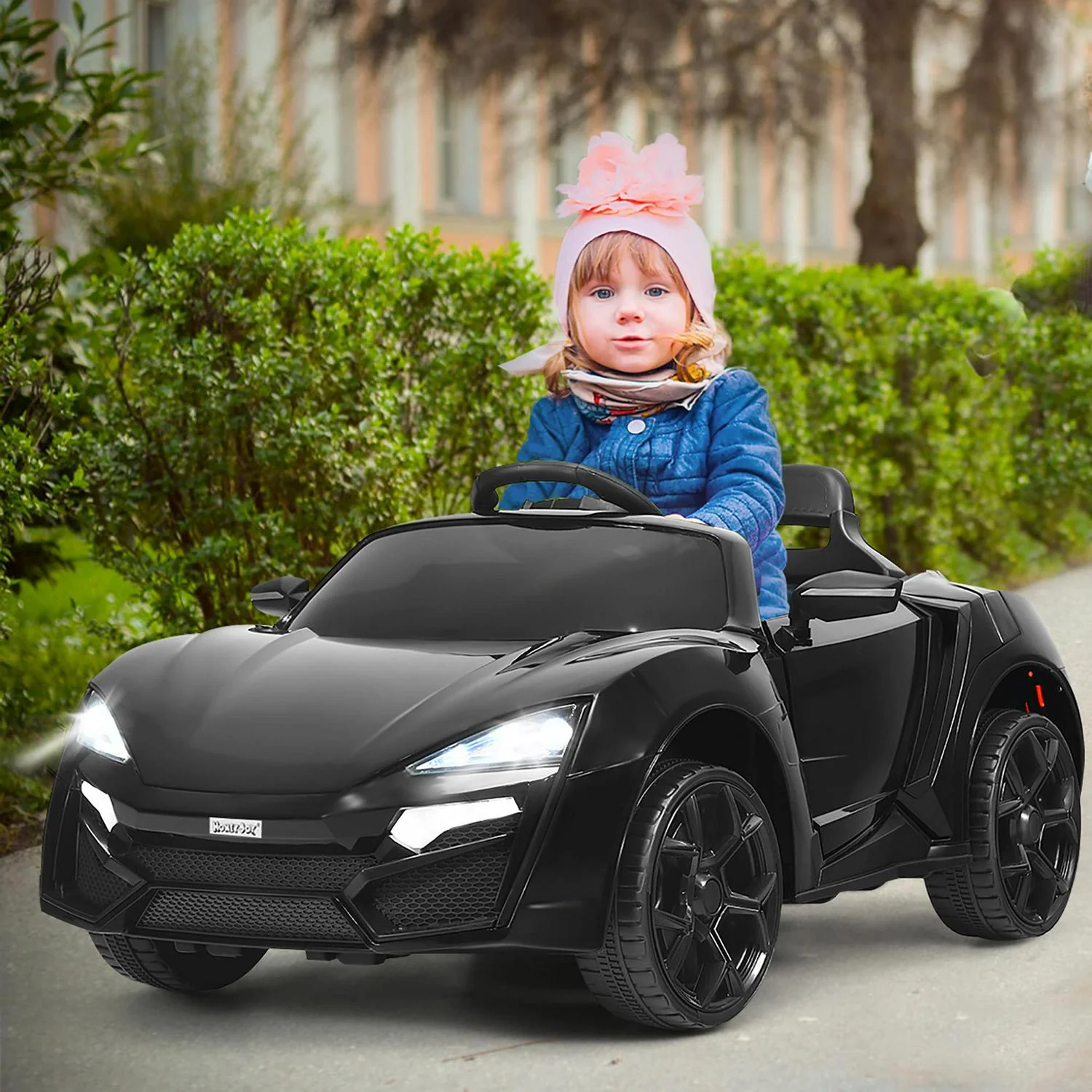 Interactive 2.4G RC Electric Car for Kids with Lights, MP3 Player, and Openable Doors - 12V - Image 35