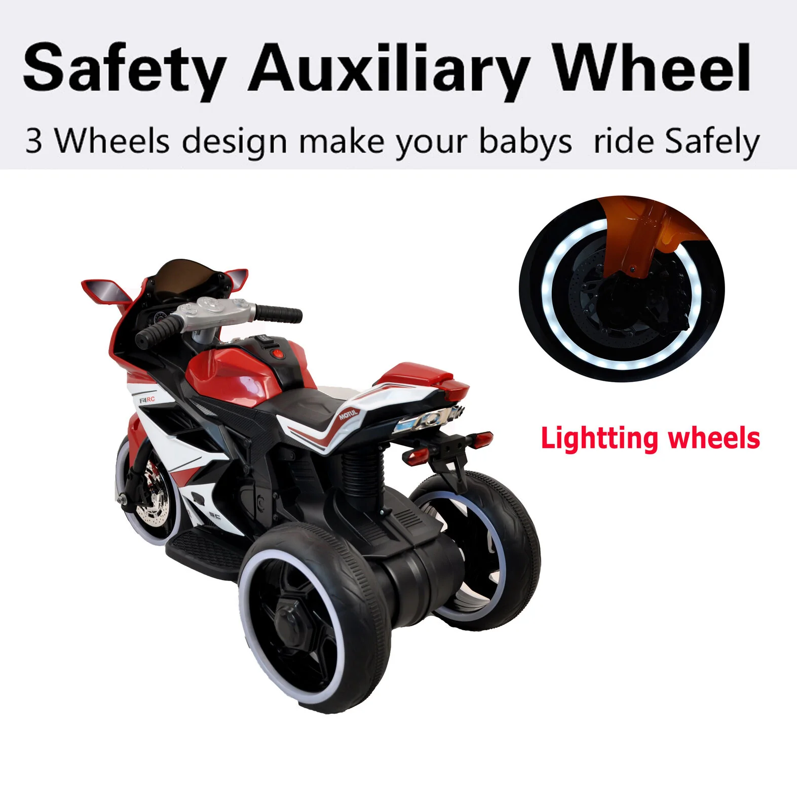 Interactive 6V Electric Ride-On Motorcycle for Kids with Music and Storytelling - One-Button Start - Perfect Gift - Image 4