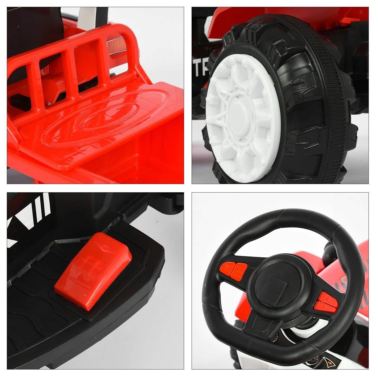 Interactive Electric Tractor Scooter for Kids with Detachable Trailer - Perfect for Playtime Fun! - Image 6